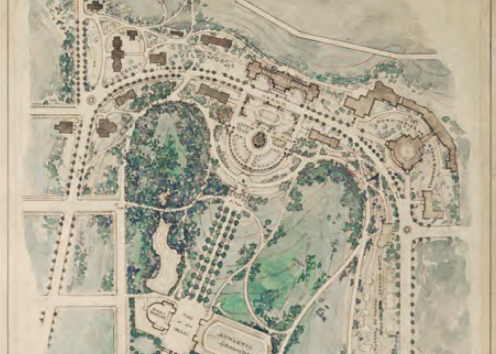 Archive map of 1904 campus
